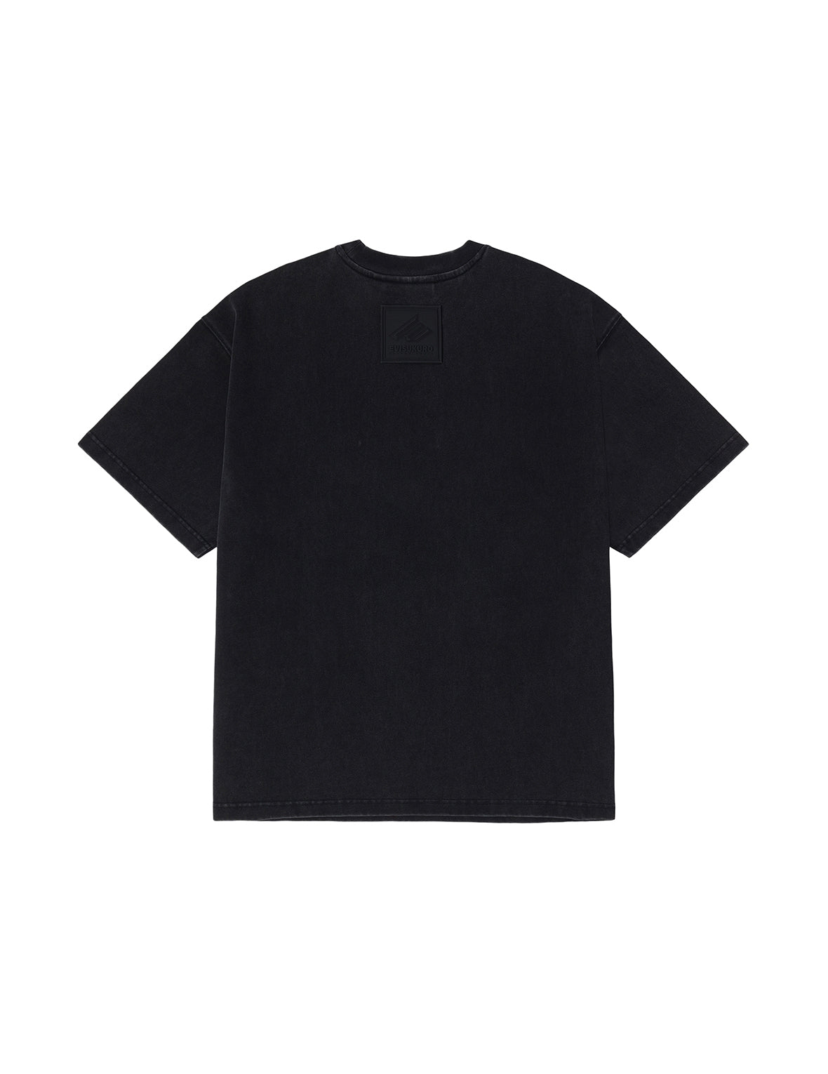 EVISUKURO Eロゴ 蓄光刺繍 ルーズフィット Tシャツ